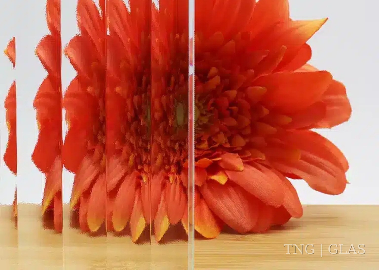Figuurglas dessin Canale blank