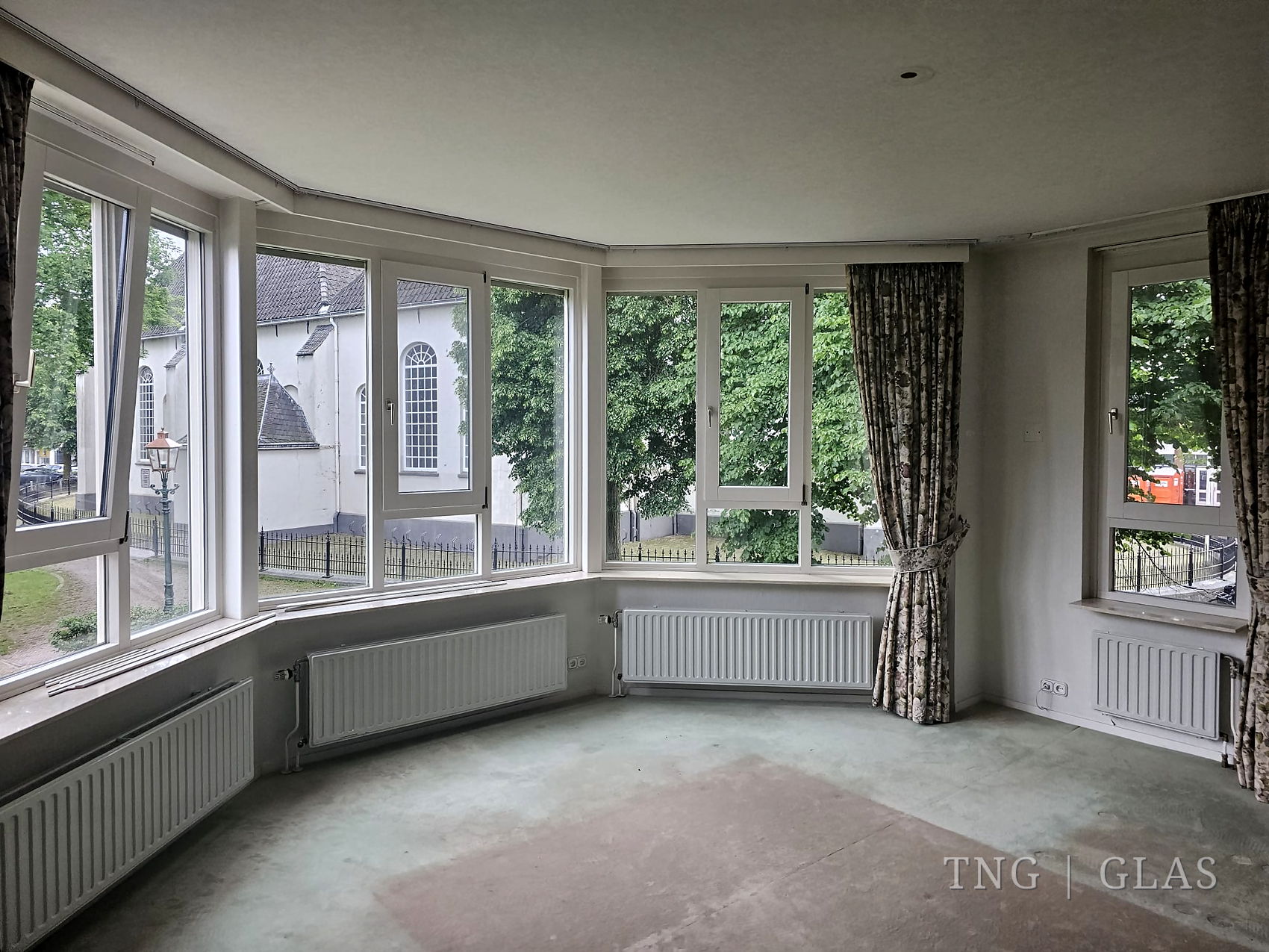 Interieur van een appartement in Veenendaal met extra helder glas in de nieuwe beglazing