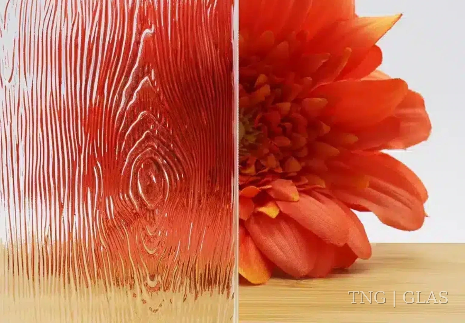 Figuurglas dessin Madera blank