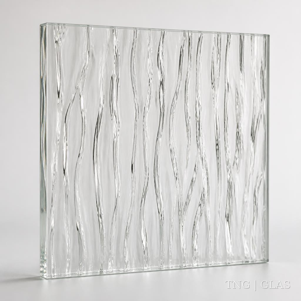 Figuurglas dessin Niagara blank