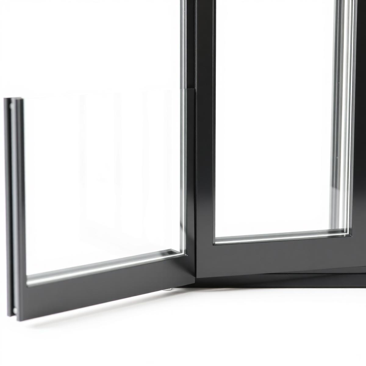 Doorsnede van modern isolatieglas